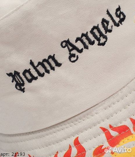 Панама Palm Angels Бежевая