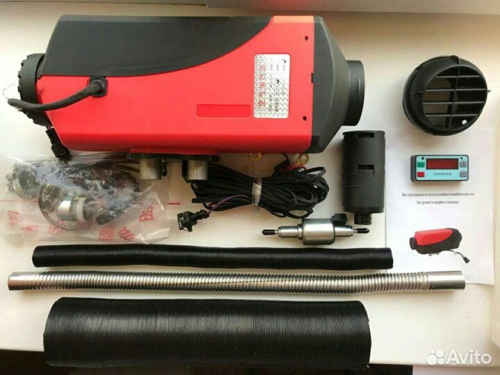 Автономный отопитель сухой фен 12В-24В-220В