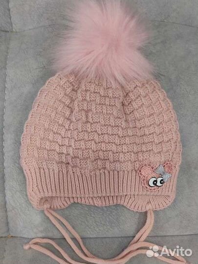 Комплект шапка, шарф