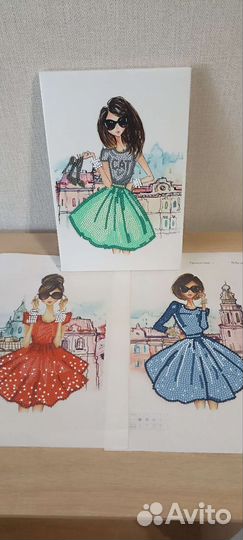 Городская мода (готовые картины)