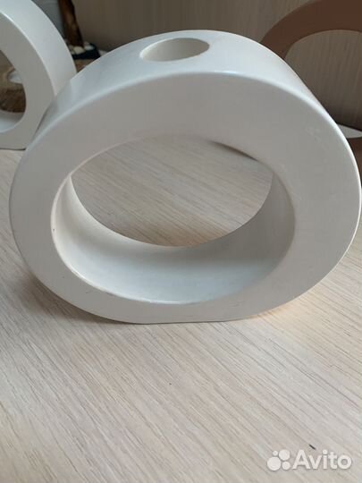 Ваза для цветов из гипса