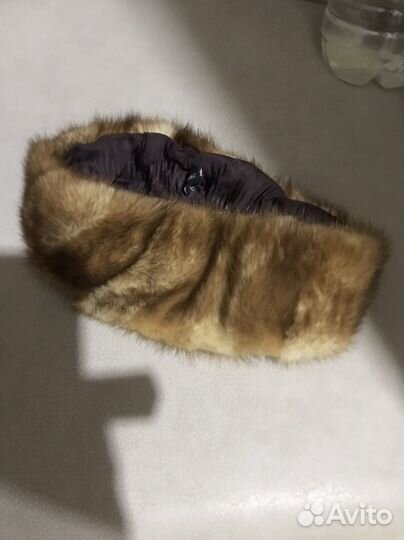 Норковая повязка на голову