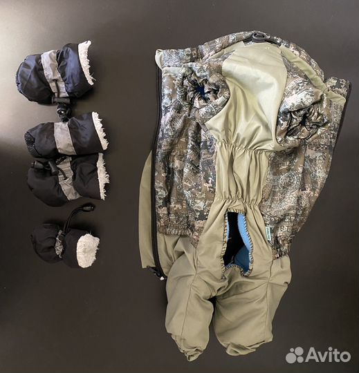 Зимний комбинезон для маленькой собаки