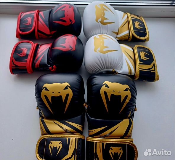 Перчатки для мма Крабы Venum 3.0 Новые S и М