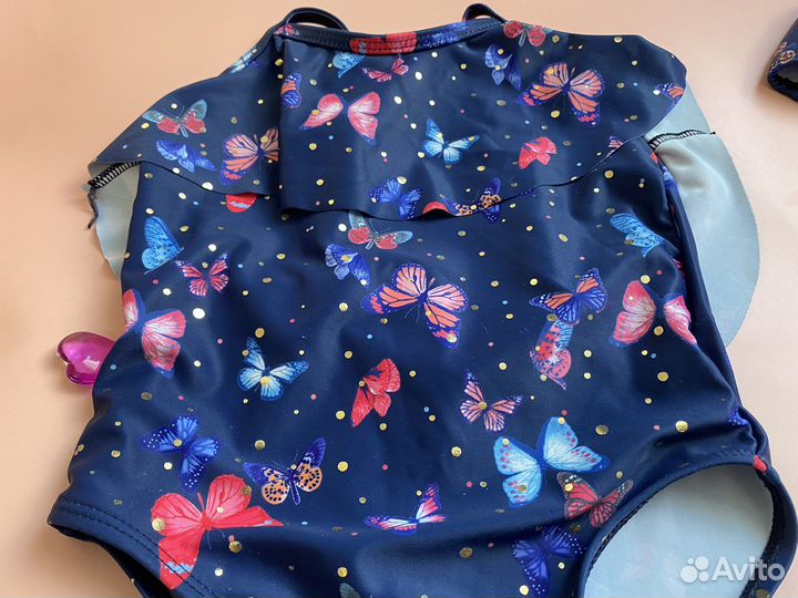 Купальник слитный для девочки 74 86