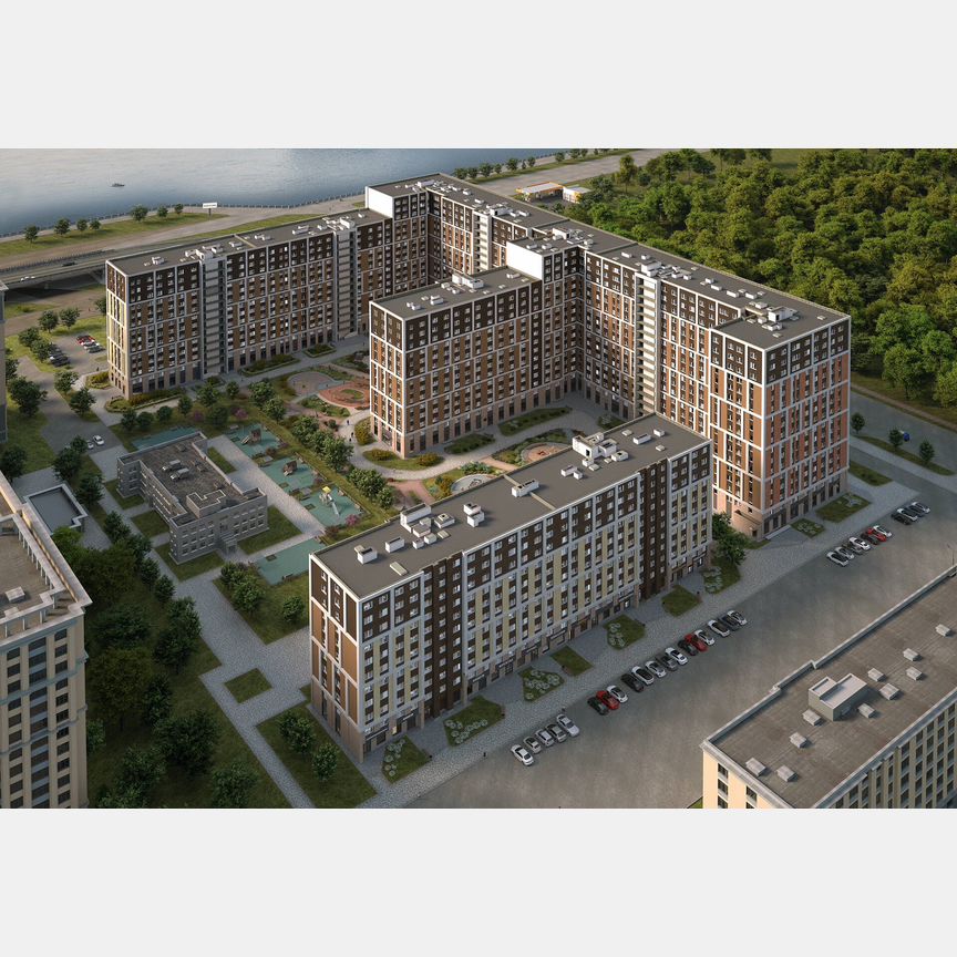 1-к. апартаменты, 36,8 м², 4/17 эт.