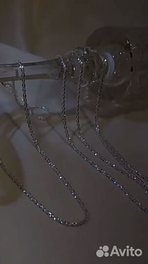 Сверкающая цепочка чокер