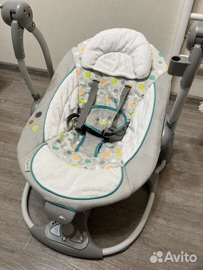 Качели шезлонг bright starts ingenuity