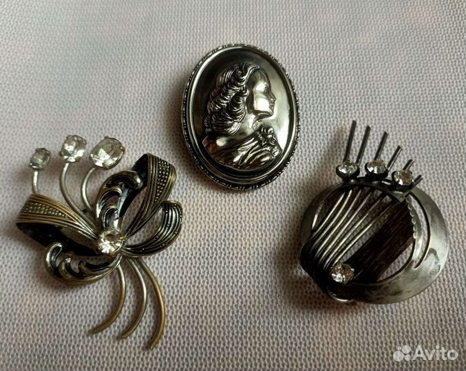 Брошь винтаж, 50-е г СССР