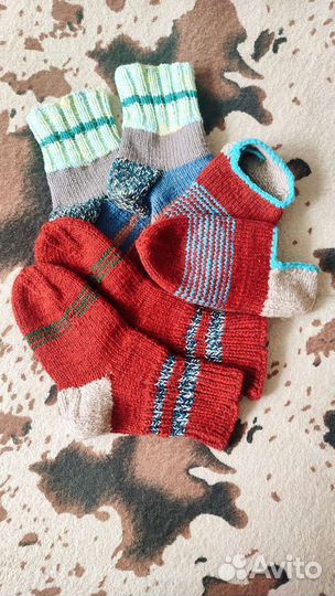 Носки/ следки вязаные ручной работы