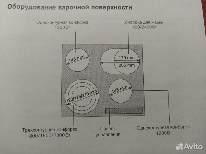 Варочная панель электрическая aeg