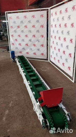 Конвейер ленточный для зерна кошачьего наполнителя