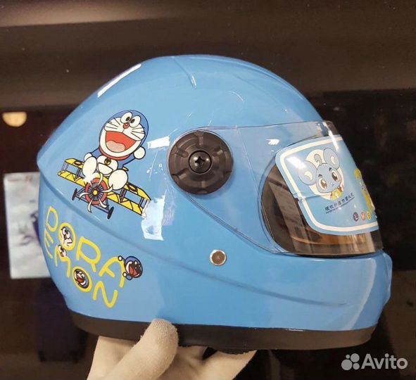 Детский мотошлем для мотоцикла на квадроцикл карти