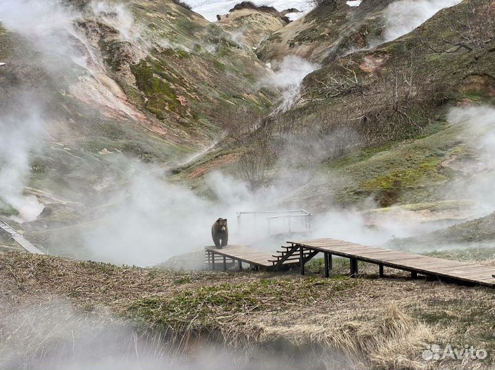 Полет в Долину Гейзеров на вертолете втроем