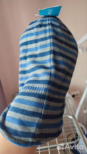 Шапка шлем на мальчика фирмы Fun day размер 50-52