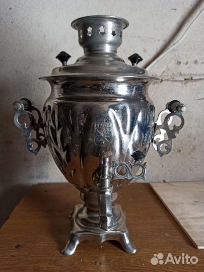 Самовар новый СССР Электро 3 л с паспортом Тула