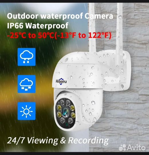 Камера видеонаблюдения wifi уличная