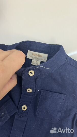 Льняная рубашка для мальчика