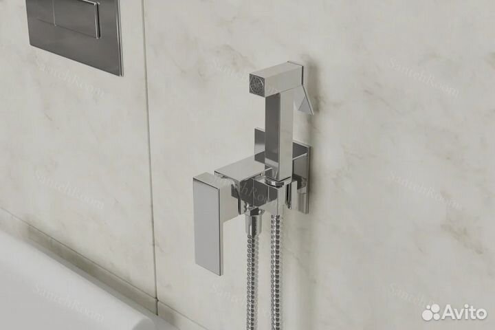 Инсталляция Grohe с унитазом и душем