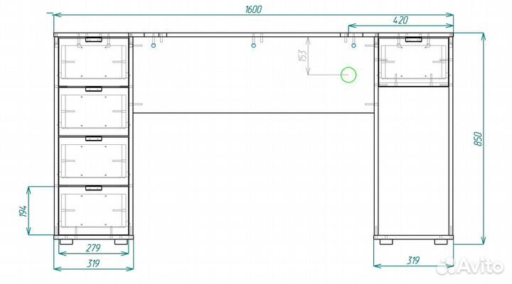 Компьютерный стол