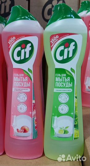 Гель для мытья посуды CIF 500мл