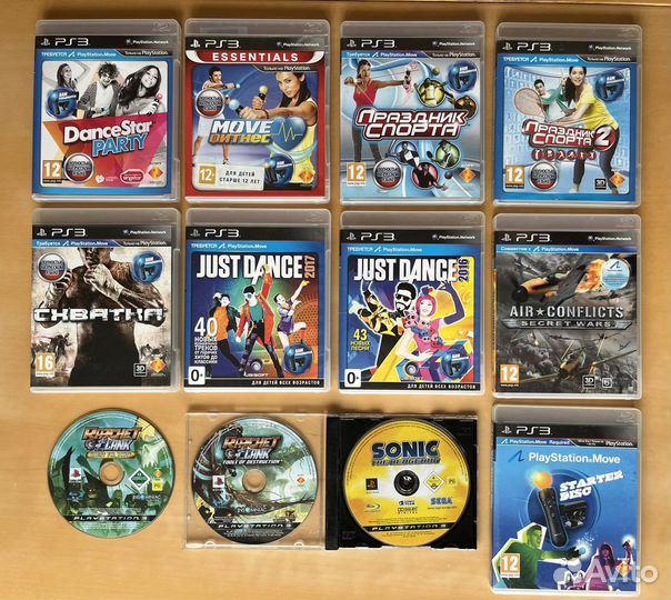 Playstation move ps3 / ps4 / ps5 как новые