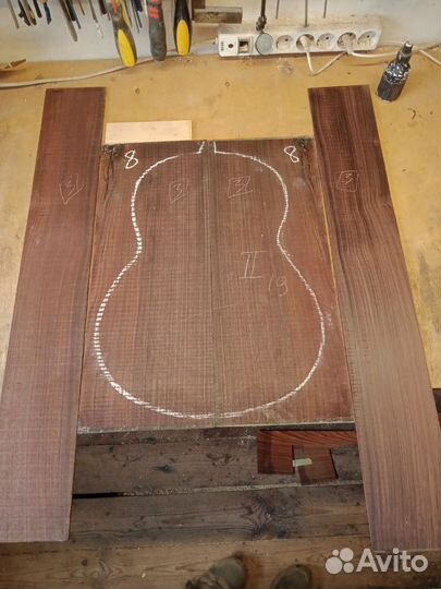 Индийский палисандр для гитар