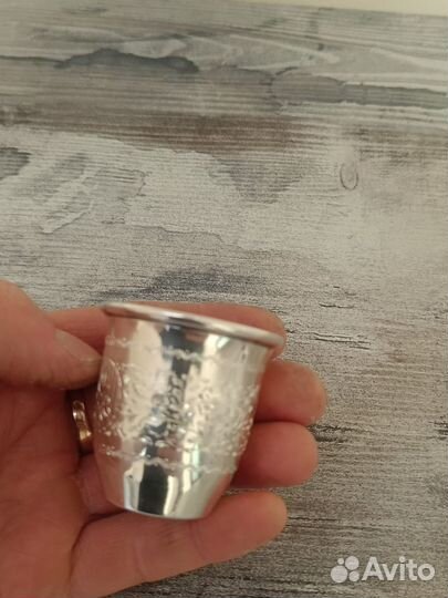 Серебряные рюмки набор 875 пр