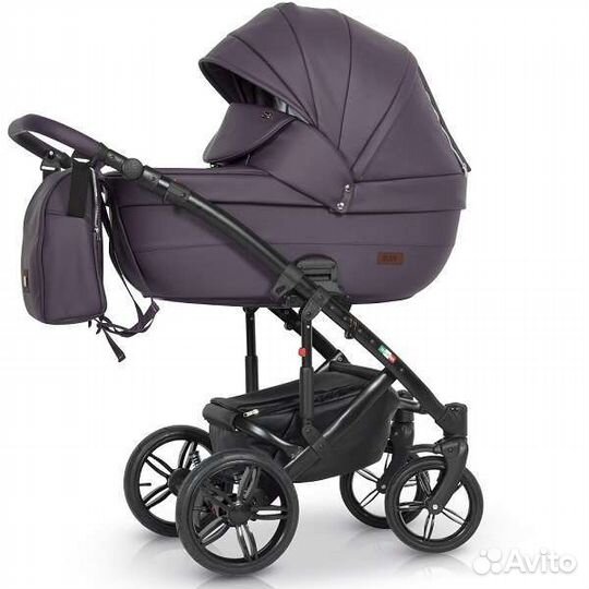 Коляска 2 в 1 эко кожа