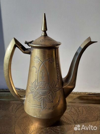 Набор мельхиоровой посуды Индия