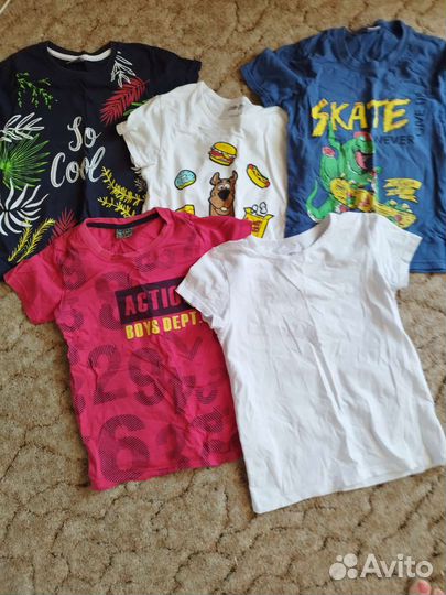 Вещи пакетом на рост 130-140