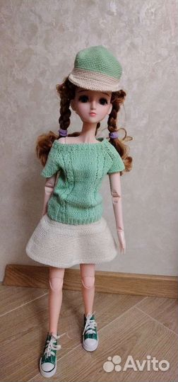 Кукла шарнирная BJD 60см с комплеками одежды