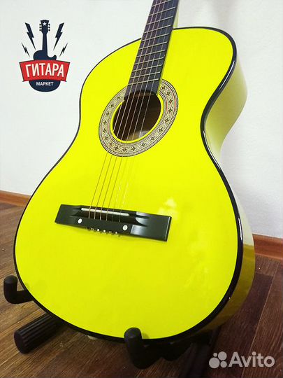 Гитара акустическая DaVinci DF-50A Neon Green