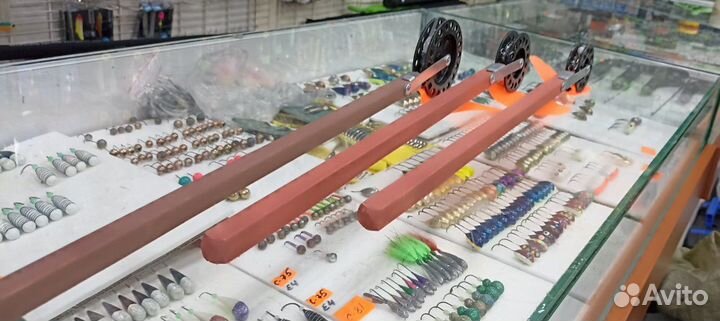 Жерлица оснащенная на стойке