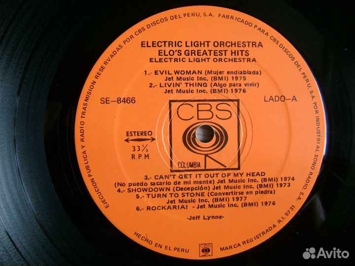 Пластинка ELO's Greatest Hits
