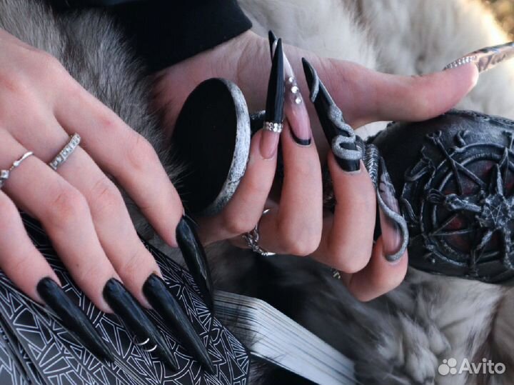 Маникюр гель-лак, наращивание