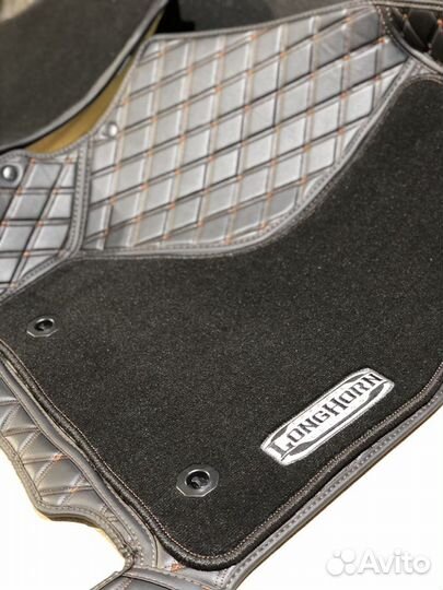 Автоковрики 3D, экокожа. Индивидуальный пошив