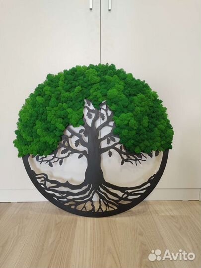 Панно из стабилизированного мха