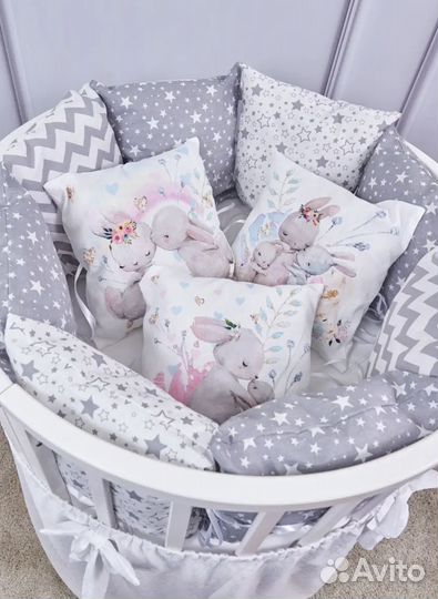 Бортики в кроватку