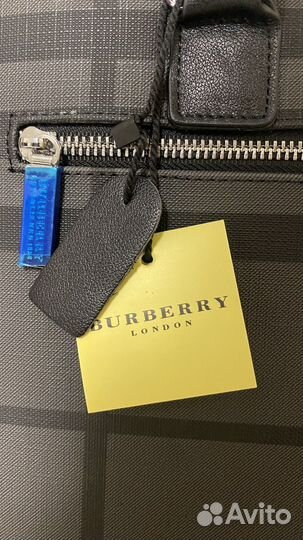 Мужская кожаная сумка Burberry