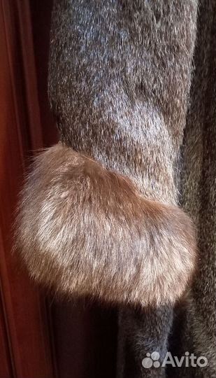 Шуба из нутрии 48