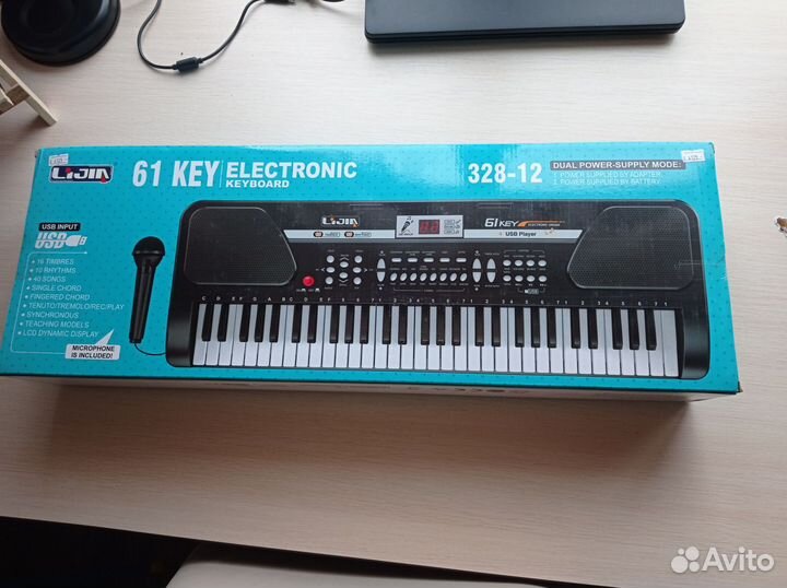 Детский синтезатор пианино