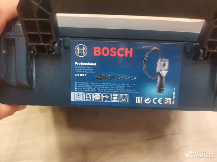 Видеоэндоскоп аккумуляторный Bosch GIC 120