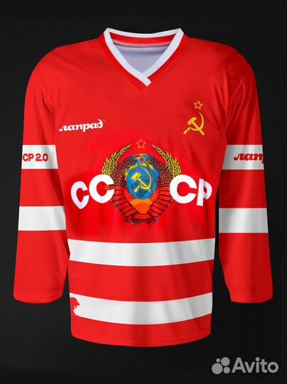 Хоккейная майка в стиле СССР