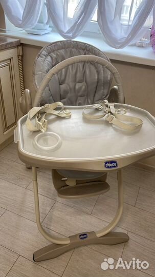 Детский стульчик для кормления chicco, шезлонг