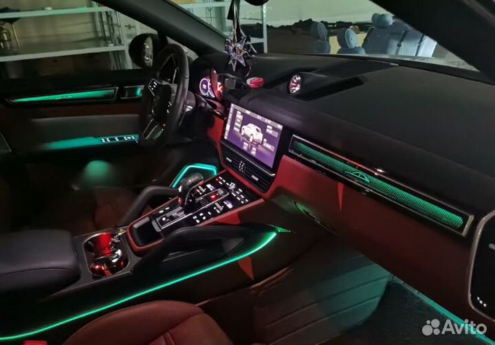 Подсветка на Porsche Cayenne 2018-2020