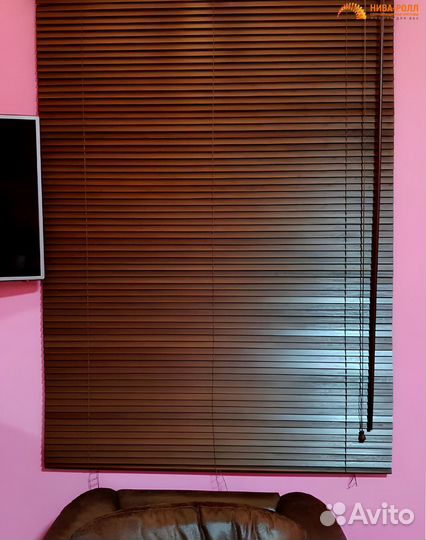 Деревянные жалюзи сосна