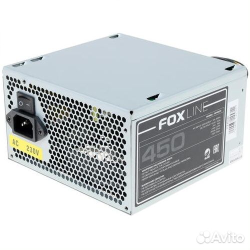 Б/у блок питания 450Wt FoxLine FZ450R