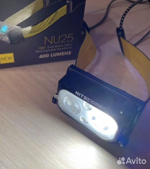 Фонарь ультра лёгкий nitecore nu25 v2