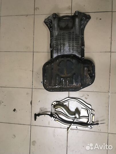 Масляный поддон 1uzfe переднее расположение